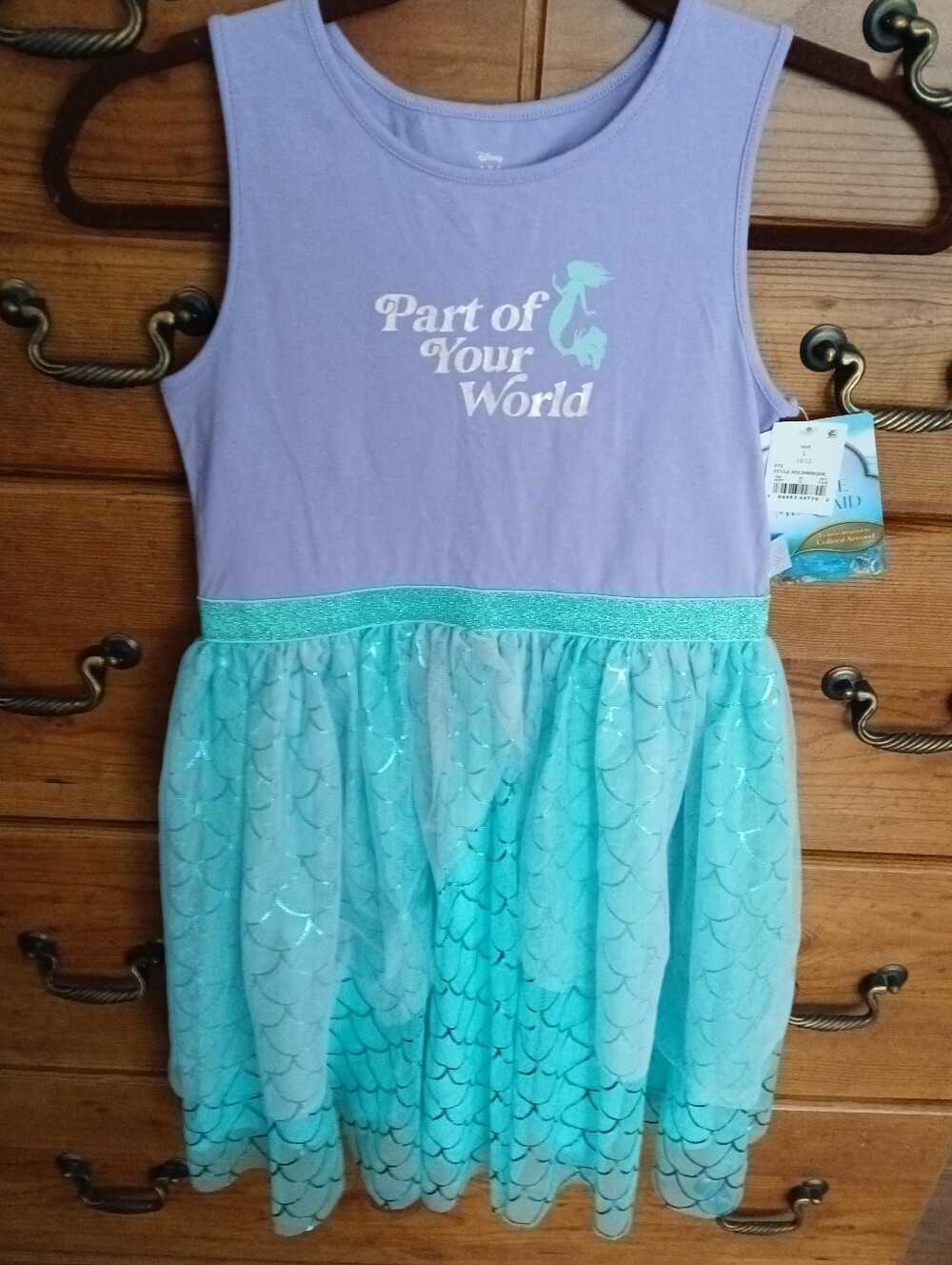 Disney The Little Mermaid Tulle Dress /Size XL